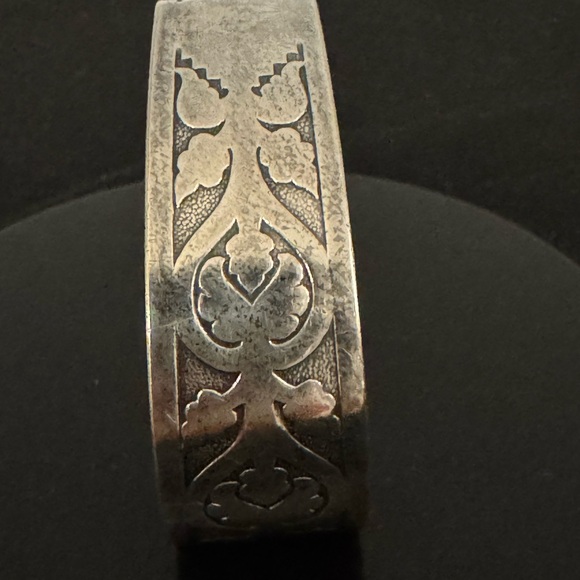 925 Sterling Silver Liljesten-Wallins Cuff Bracelet - Picture 5 of 7